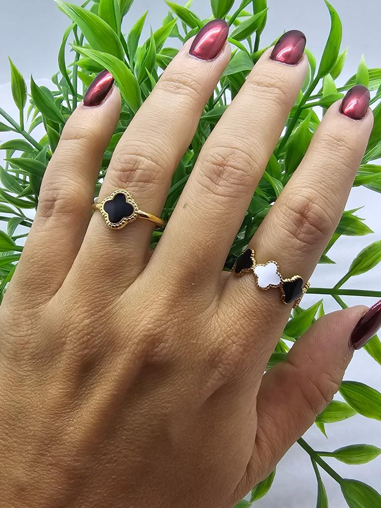 Sortija SS Ajustable Esmaltada