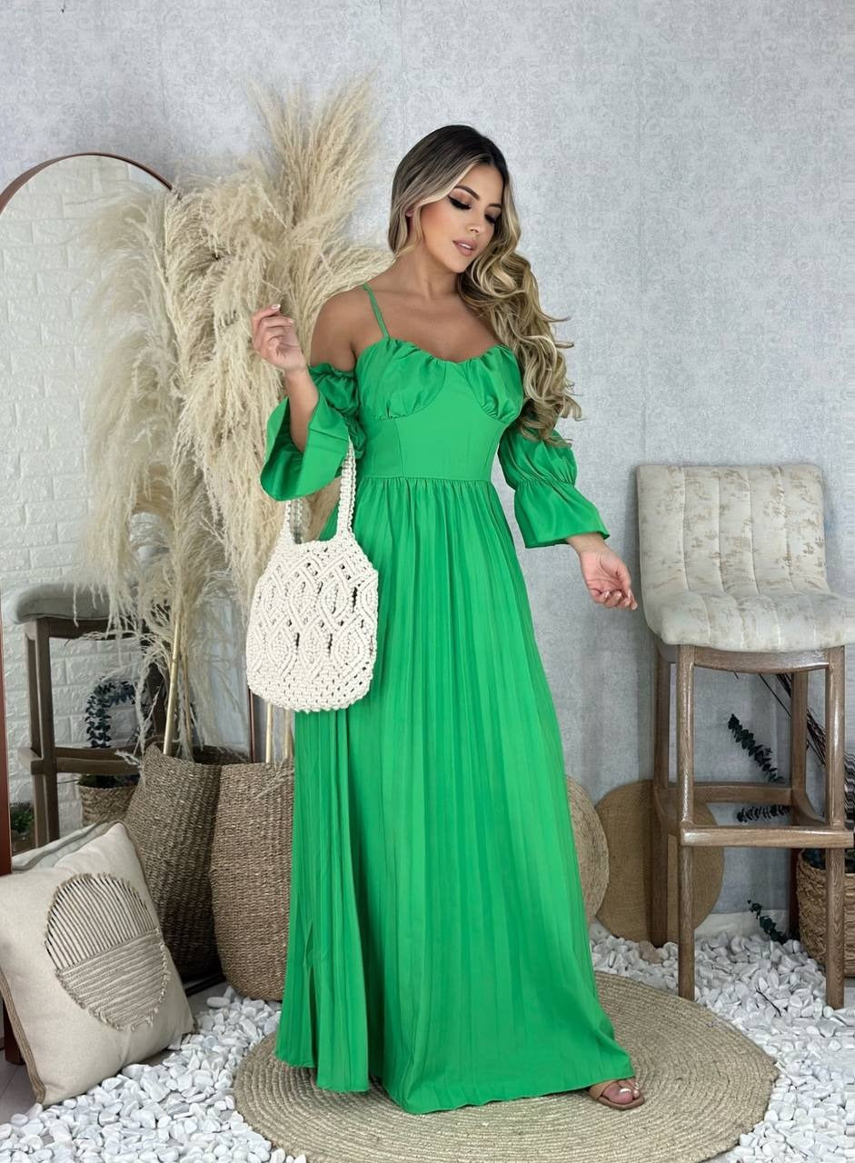 Off Shoulders Maxi Dress