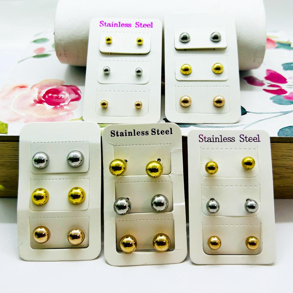 Set de Studs Tricolor