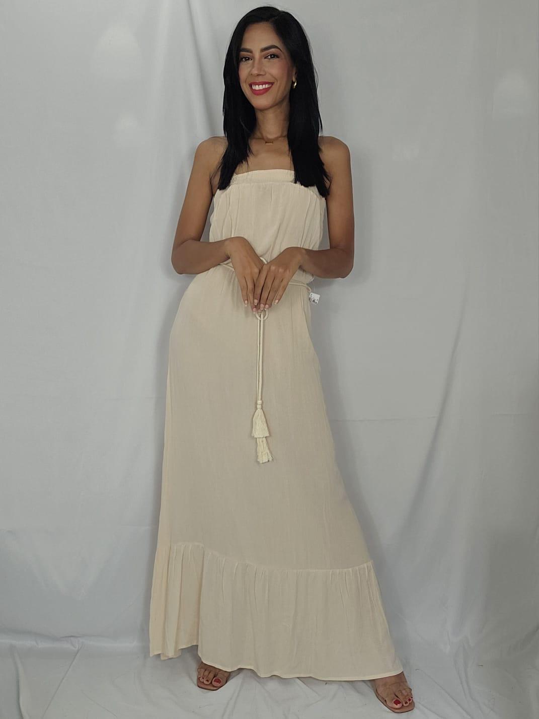 Tube Woven Maxi Dress