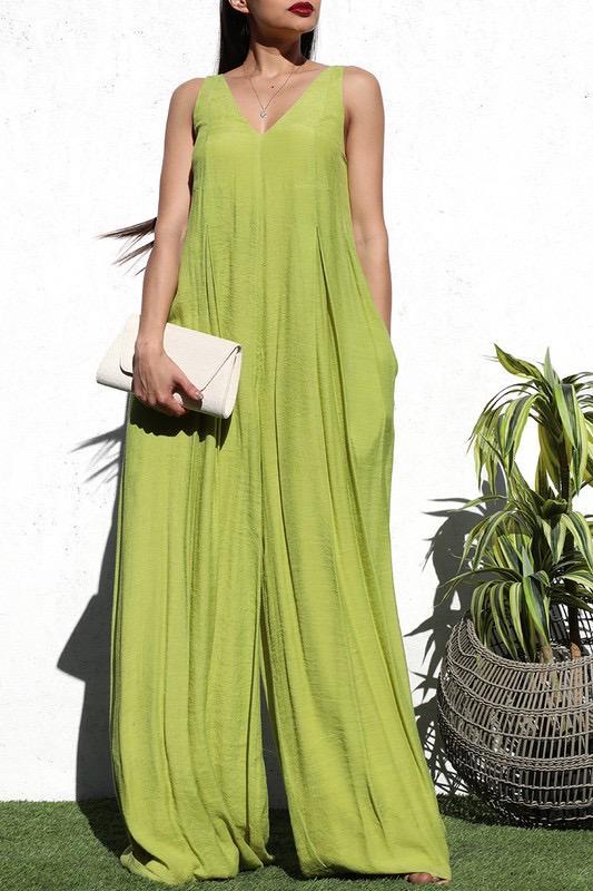 LOOSE FIT WOVEN JUMPSUIT
