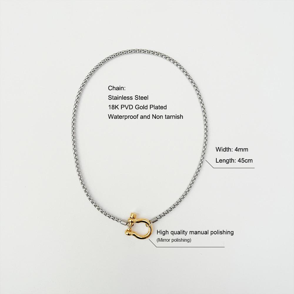 CADENA HERRADURA STAINLESS STEEL