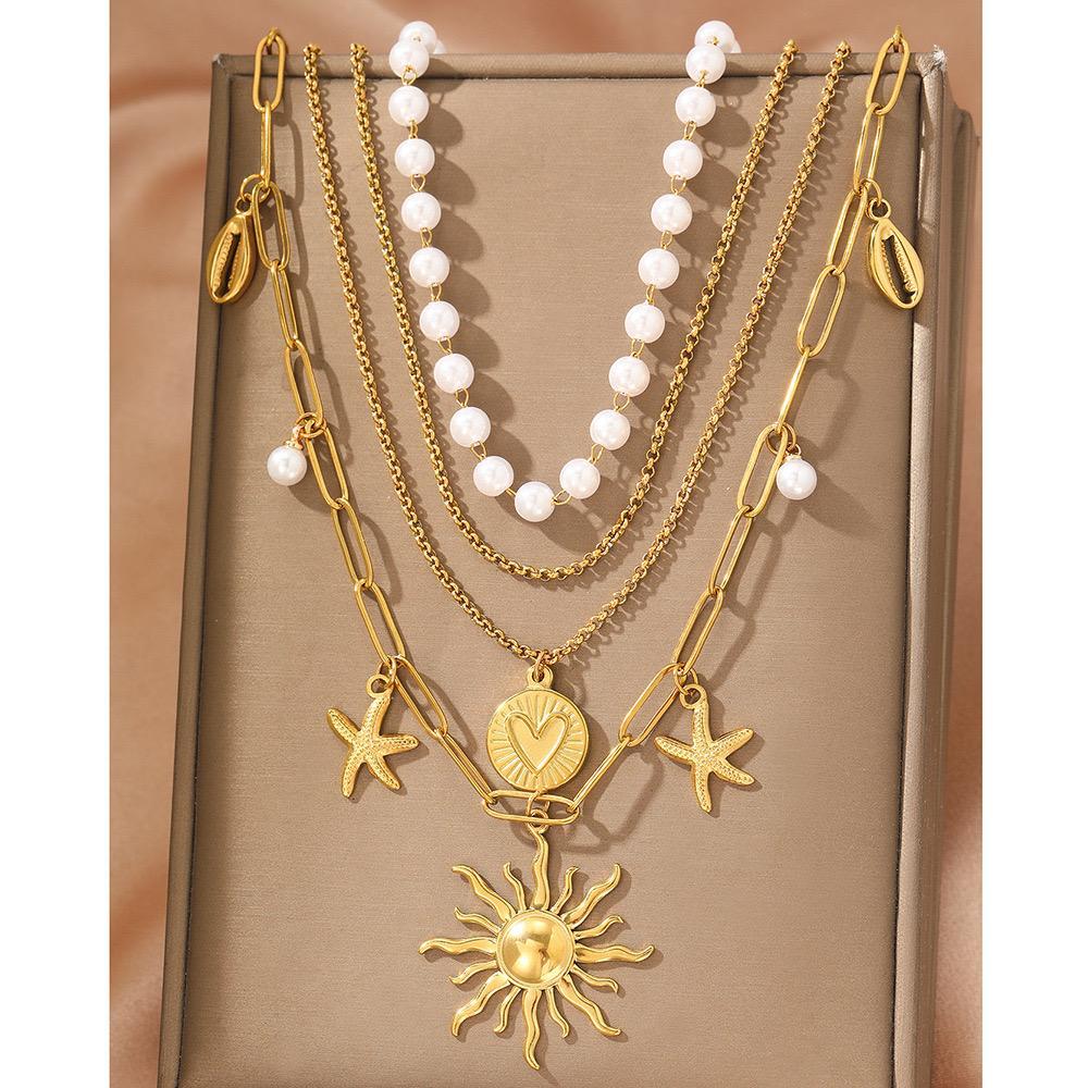 JUEGO STAINLESS STEEL, 4 CADENAS