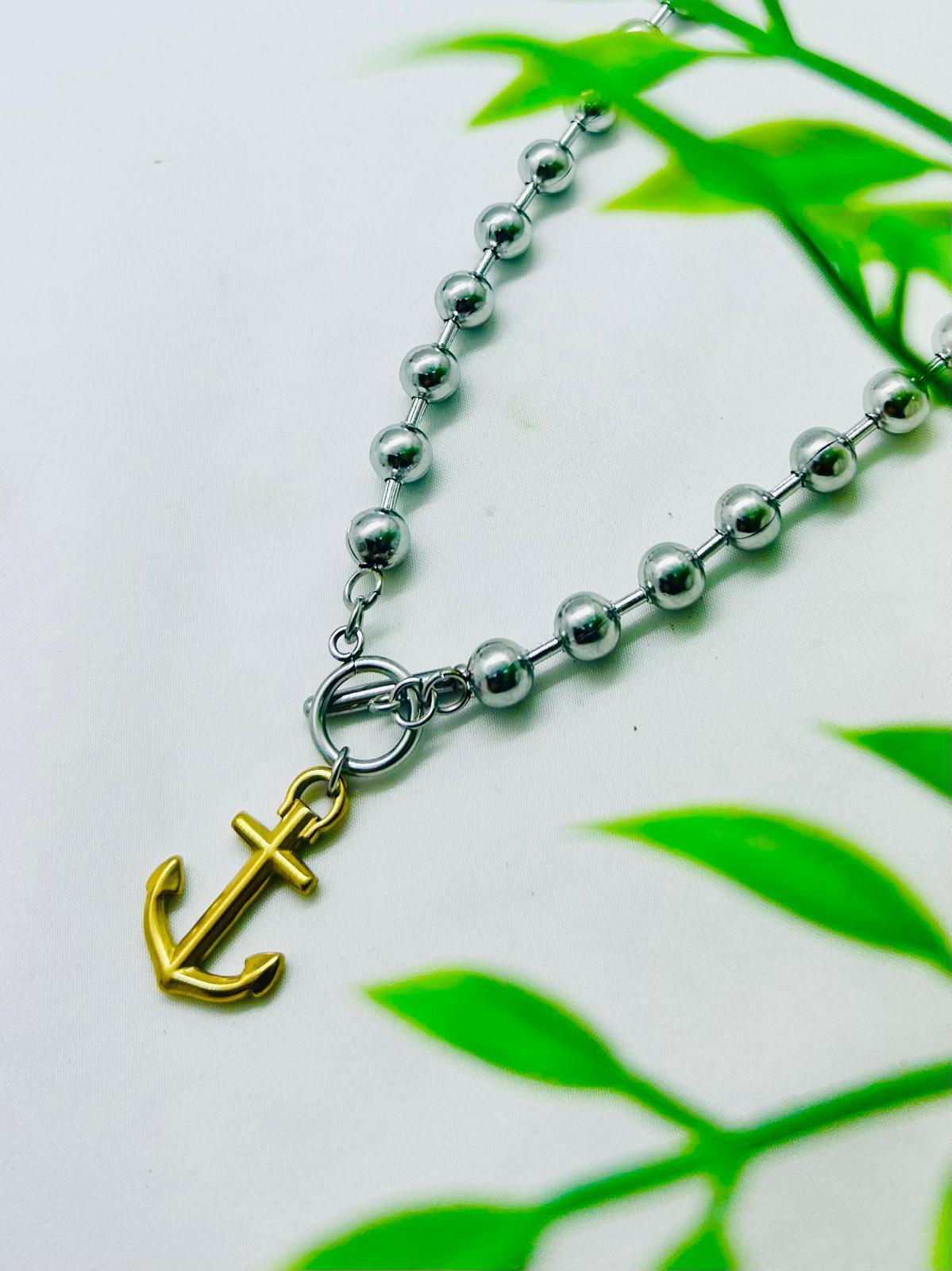 COLLAR LARGO DE ANCLA, STAINLESS STEEL