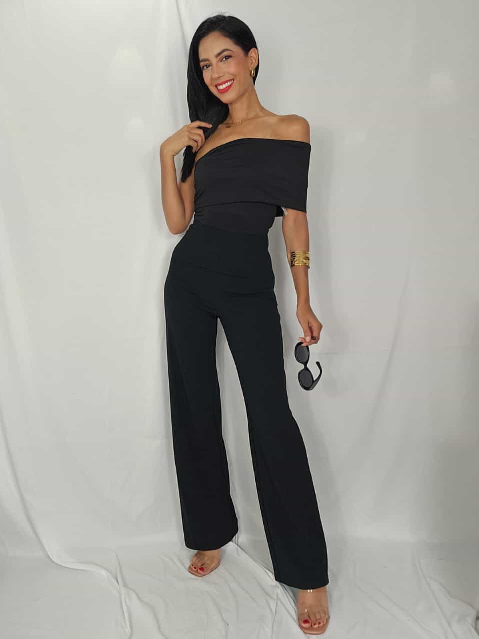 One Shoulder Jumpsuit