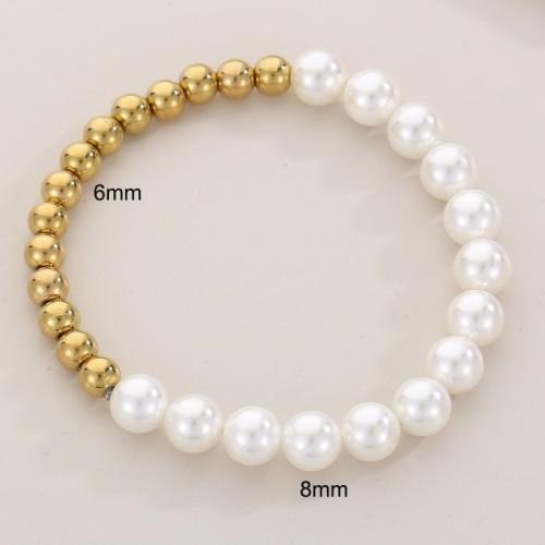 Pulsera SS Con Perlas