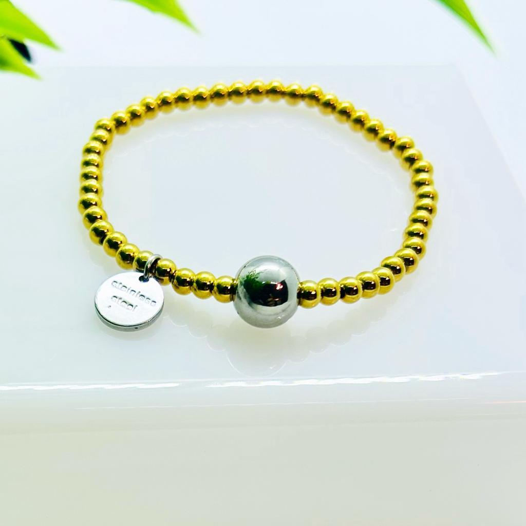 Pulsera Elástica 2 Tonos