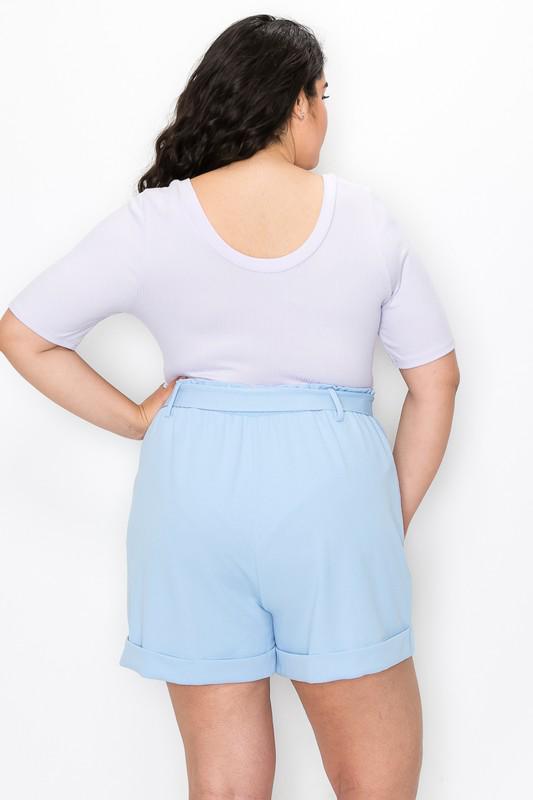 Solid Color Plus Bodysuit