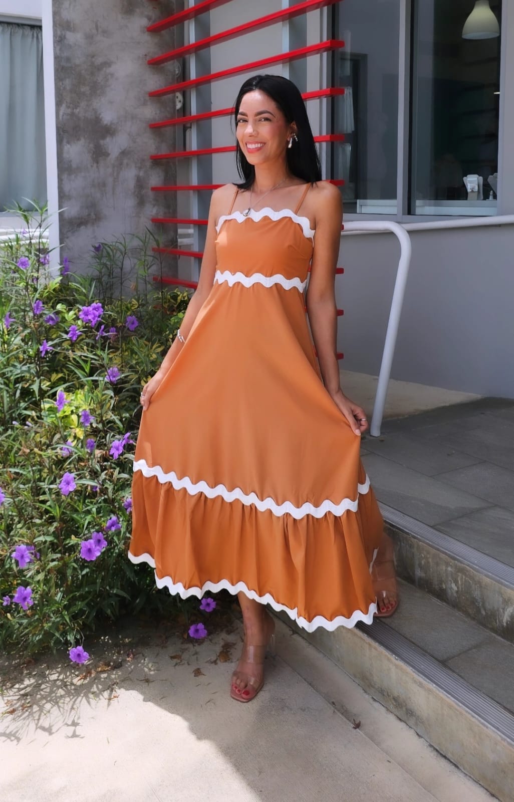 Pleated Maxi Dress