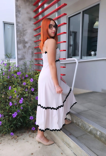 Pleated Maxi Dress