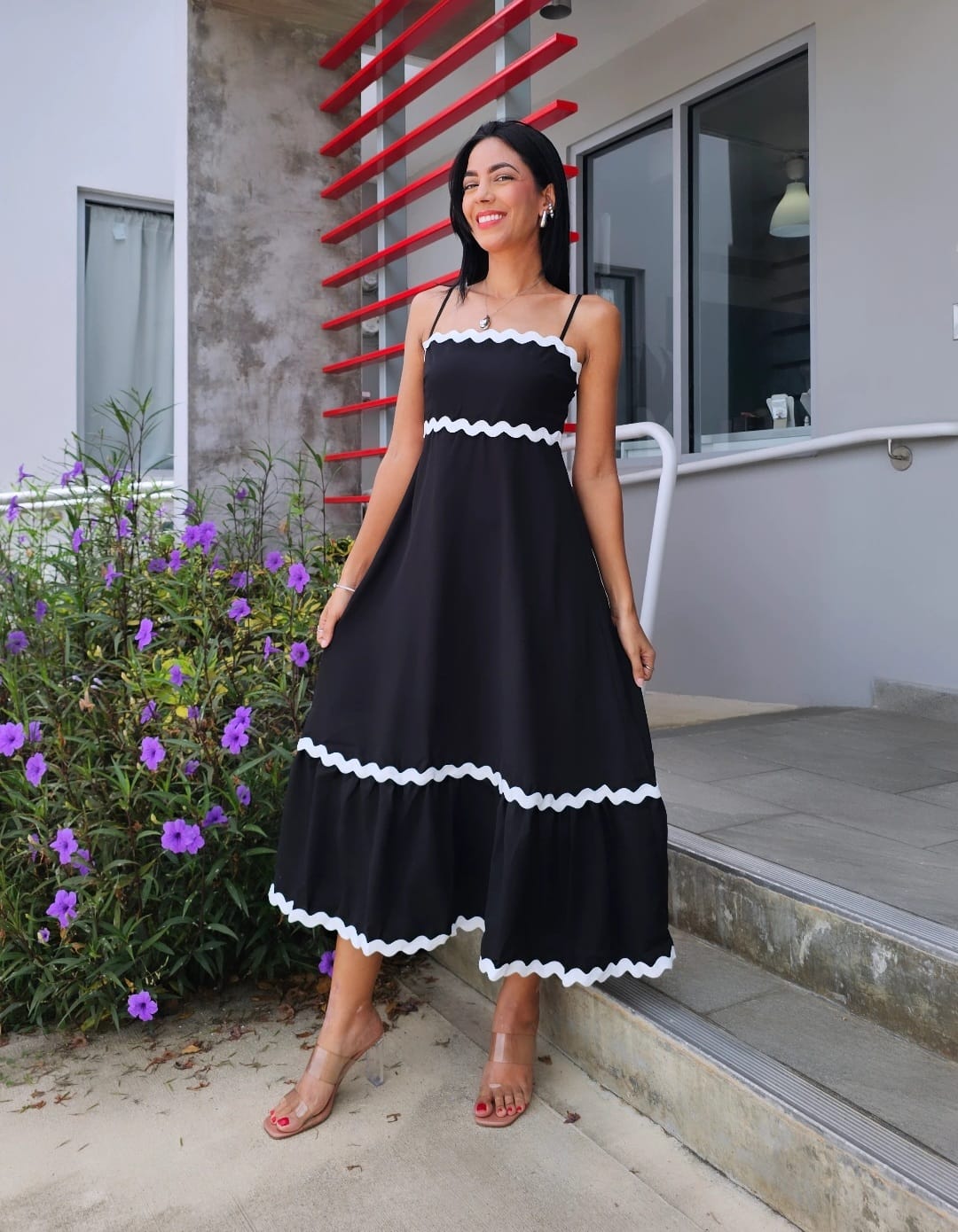 Pleated Maxi Dress