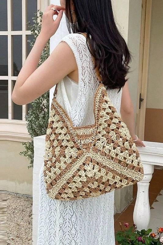 CROCHET SHOULDER BAG